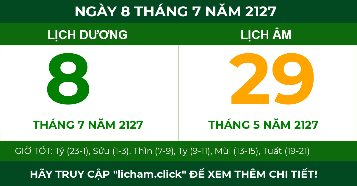 lịch âm ngày 8 tháng 7 năm 2127
