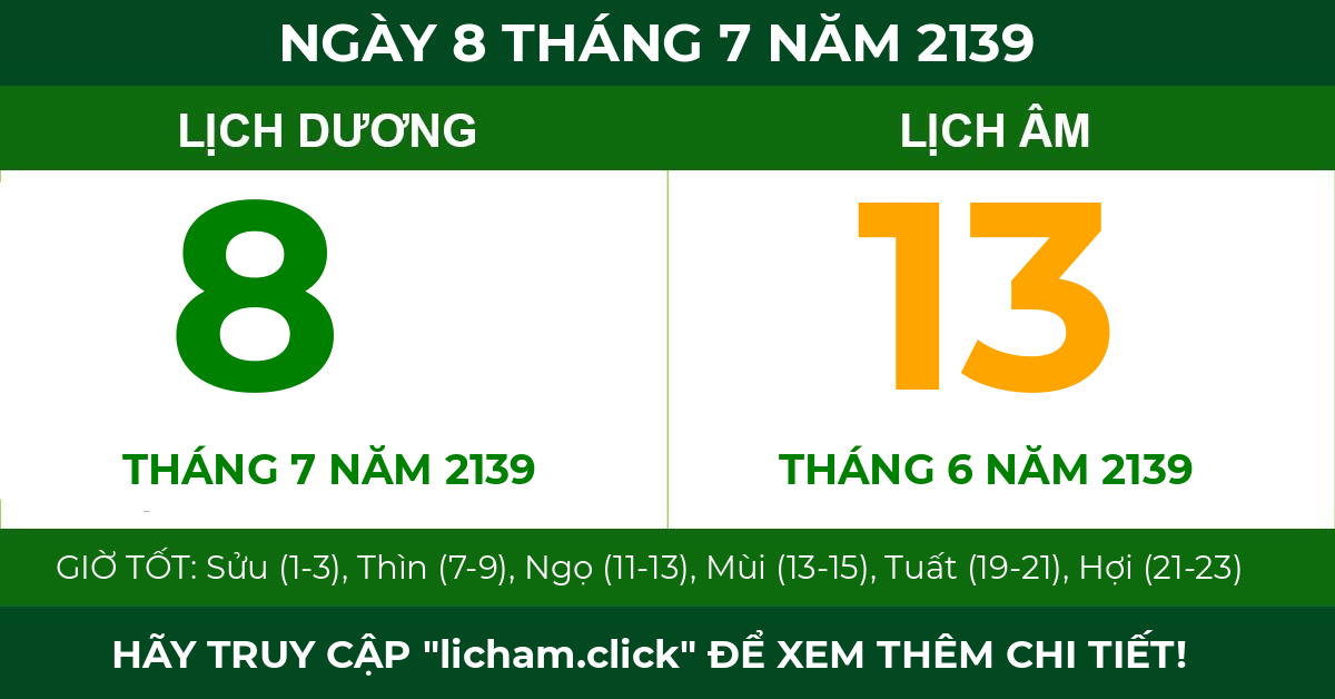 lịch âm ngày 8 tháng 7 năm 2139