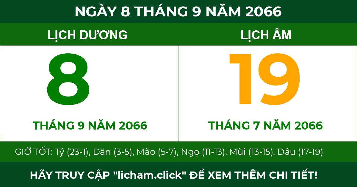 lịch âm ngày 8 tháng 9 năm 2066