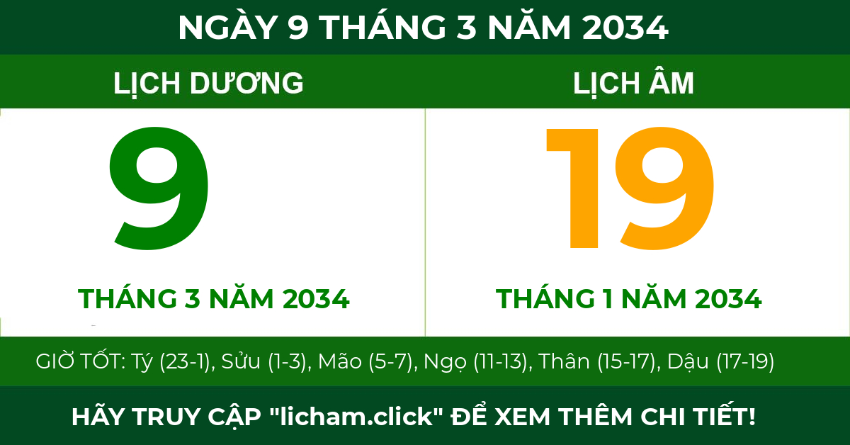 lịch âm ngày 9 tháng 3 năm 2034