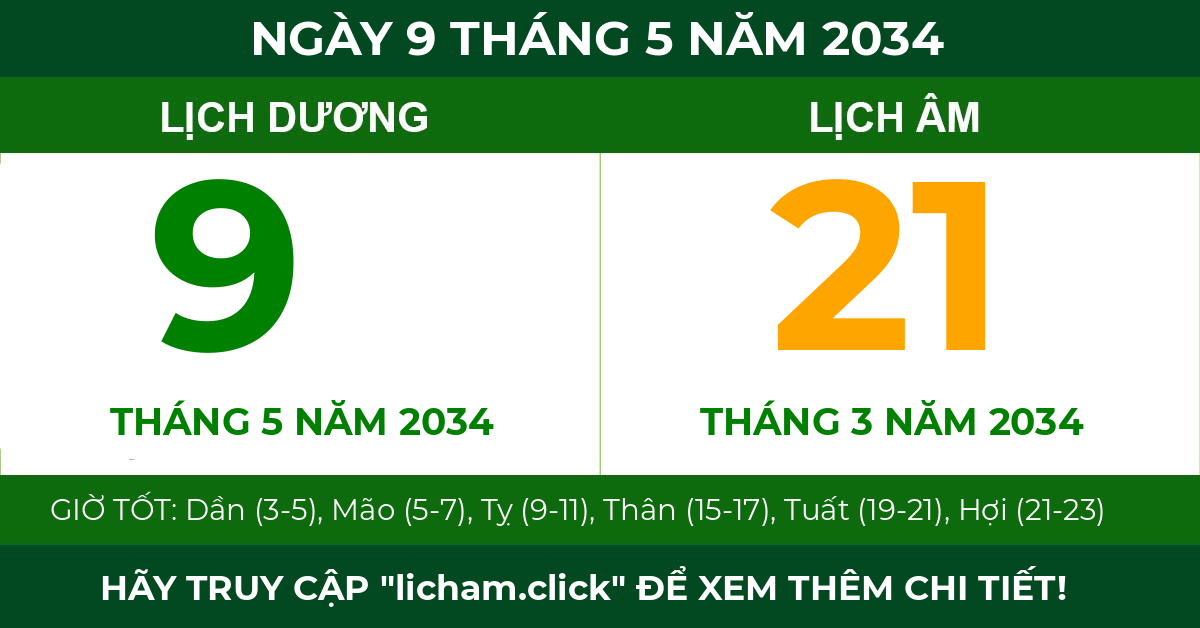 lịch âm ngày 9 tháng 5 năm 2034